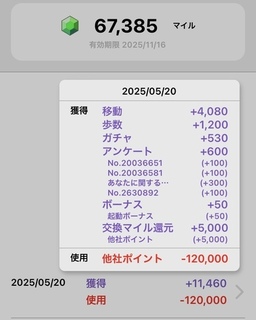 トリマ / 1,000円換金（累計22,000円）